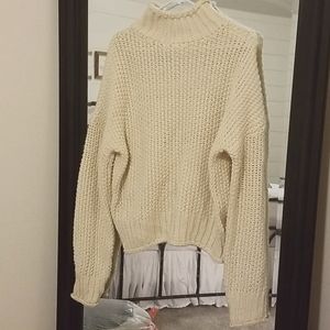 Cute boutique cable knit sweater